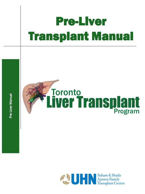 Title details for Pre-Liver Transplant Manual by University Health Network - Available